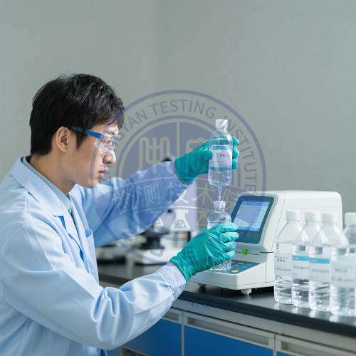 处理后的水样检测