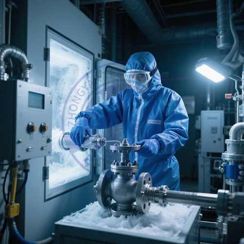 氢能阀体低温密封测试